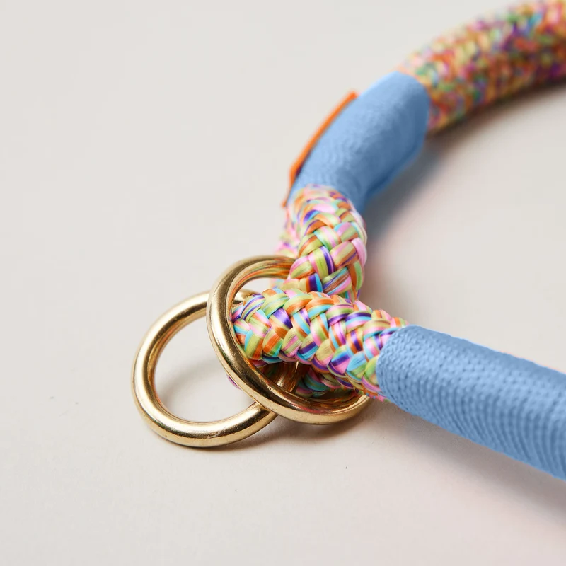 Zugstopp-Halsband Easy Summer HELLBLAU