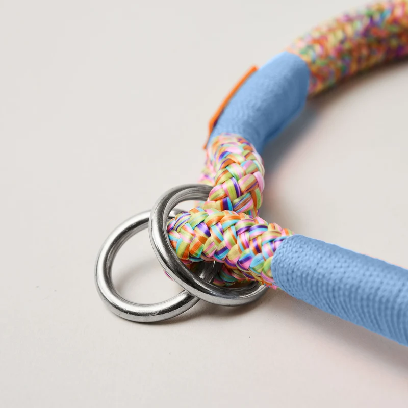 Zugstopp-Halsband Easy Summer HELLBLAU