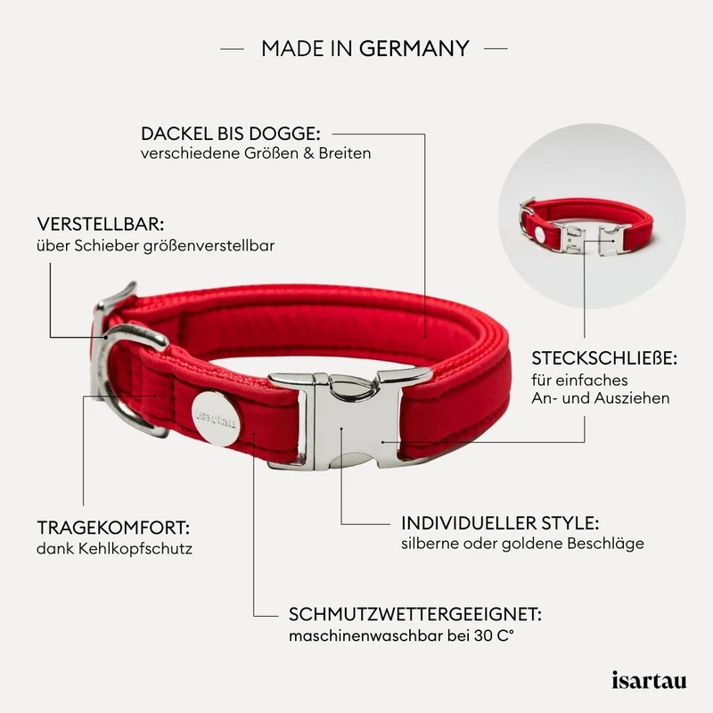 Welpenhalsband Softie ROT
