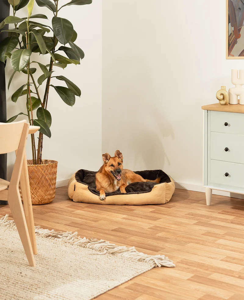 Hundebett mit Wendekissen