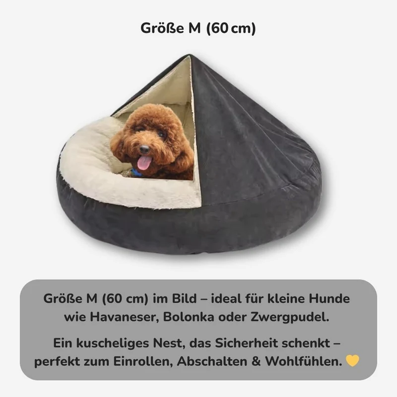 Hundehöhle „CalmCave“ – HUNDESCHATZ™