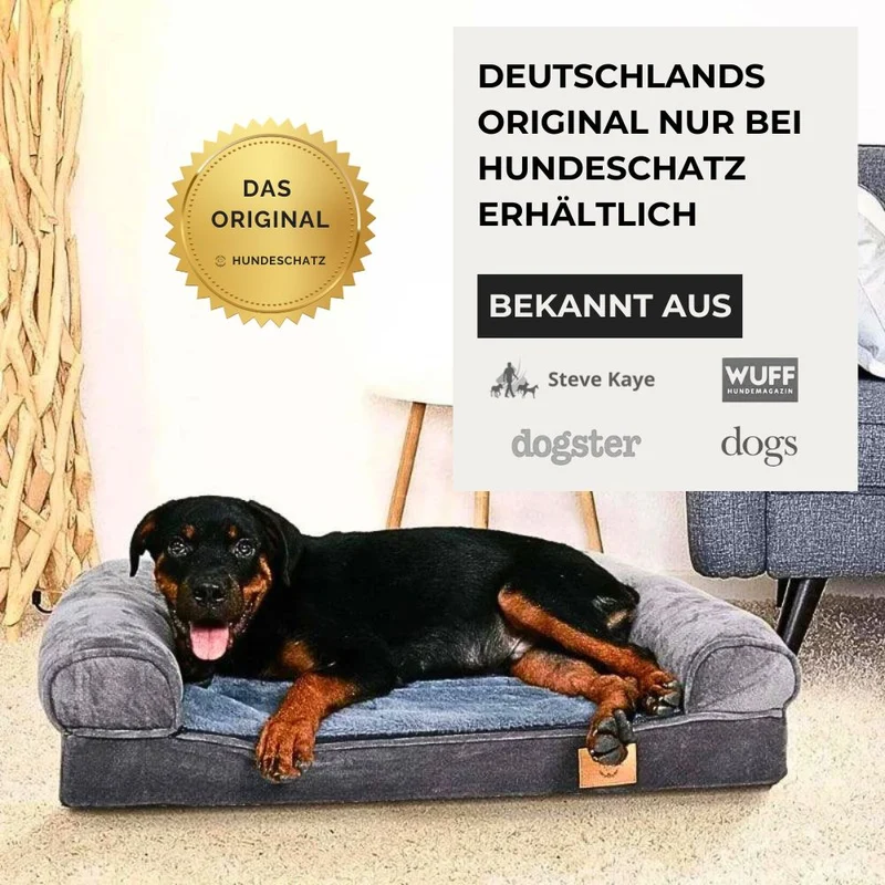Orthopädisches Hundebett „Elegance“ - HUNDESCHATZ™