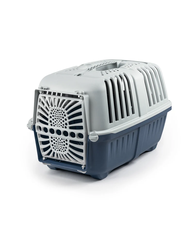 Hundetransportbox aus Kunststoff