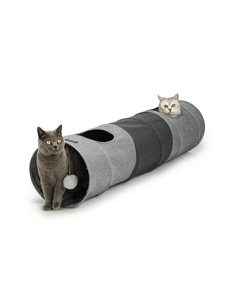 Katzentunnel mit Spielball