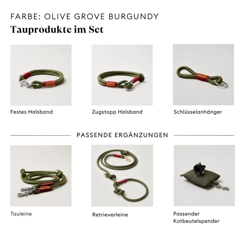 Tauleine Olive Grove BURGUNDER, 190 cm (Standard)