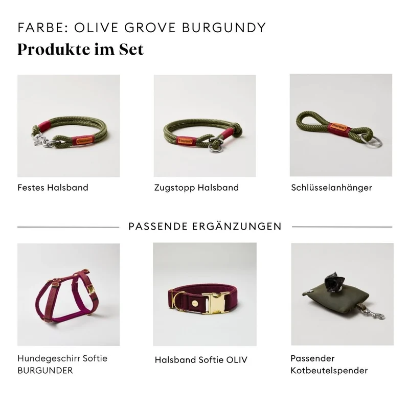 Tauleine Olive Grove BURGUNDER, 190 cm (Standard)