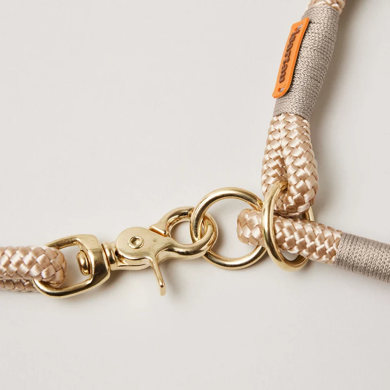 Zugstopp-Halsband Wood Owl SAND
