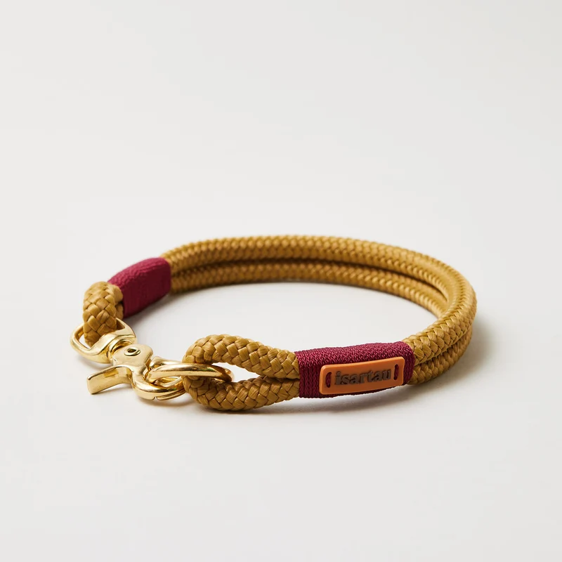 Festes Halsband Sweet Toffee BURGUNDER