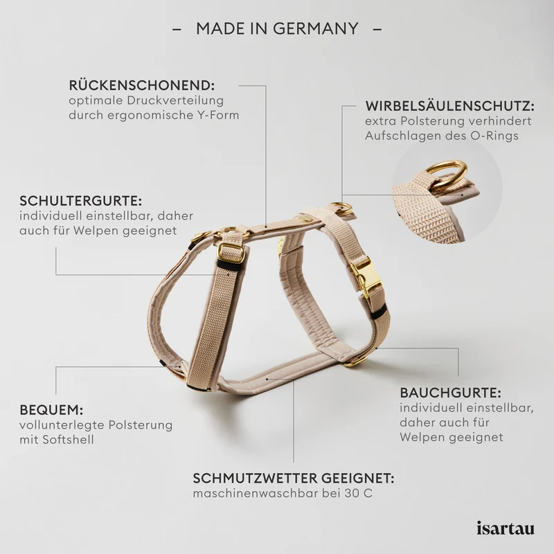 Hundegeschirr Softie BEIGE