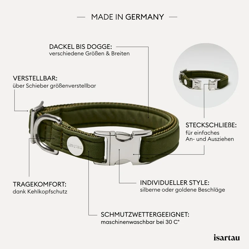 Welpenhalsband Softie OLIV