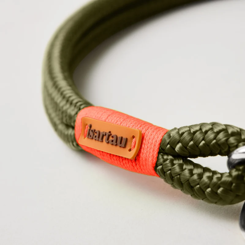 Zugstopp-Halsband Olive Grove NEONORANGE