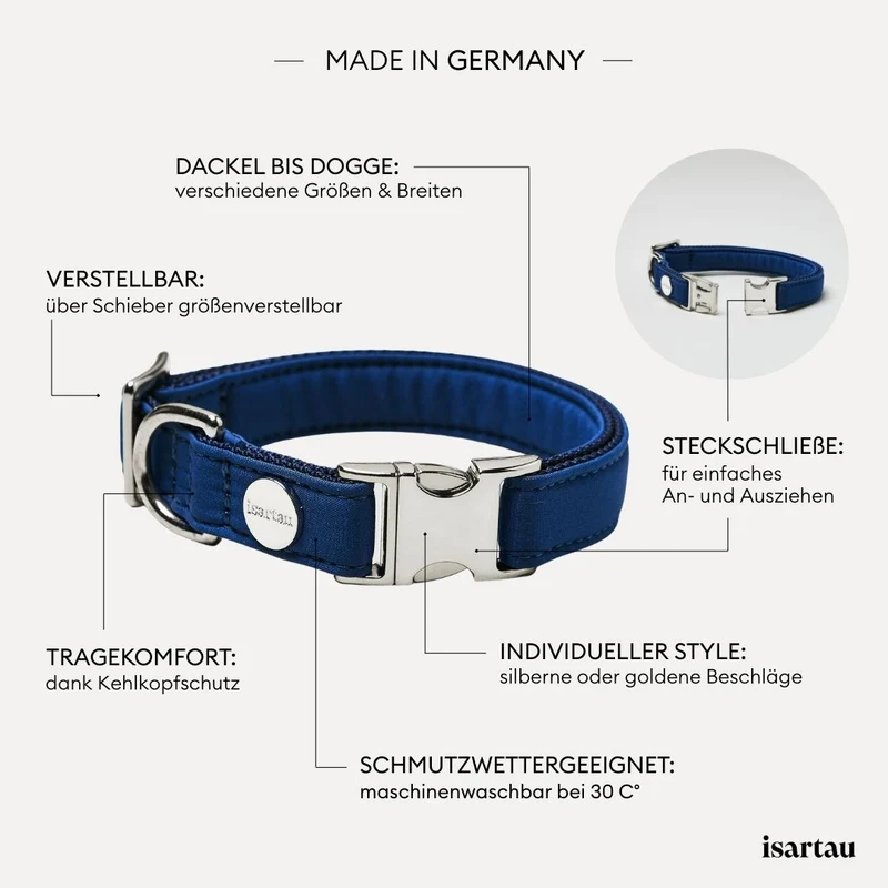 Halsband Softie DUNKELBLAU
