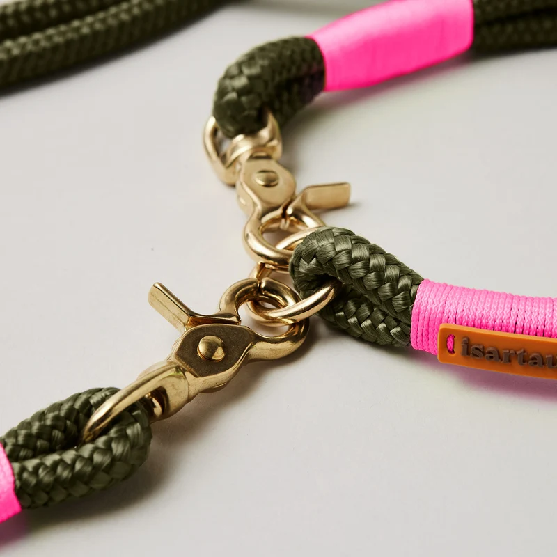 Festes Halsband Olive Grove NEONPINK