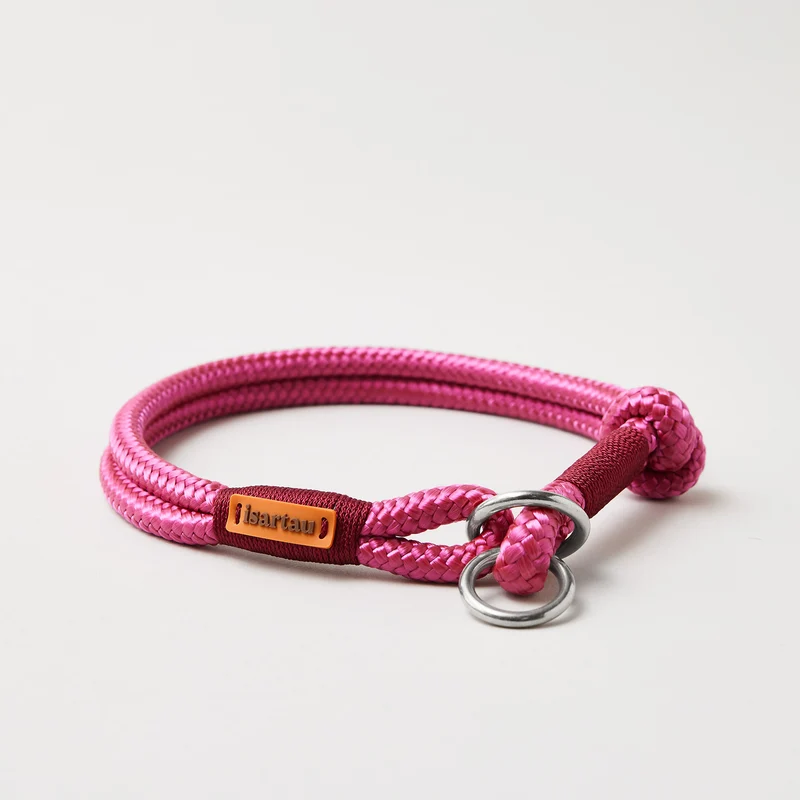 Zugstopp-Halsband Viva Magenta BURGUNDER