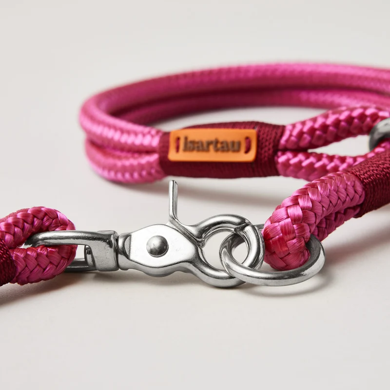 Zugstopp-Halsband Viva Magenta BURGUNDER