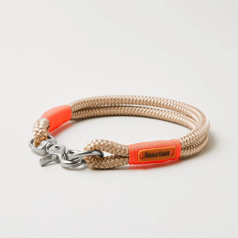 Festes Halsband Wood Owl NEONORANGE