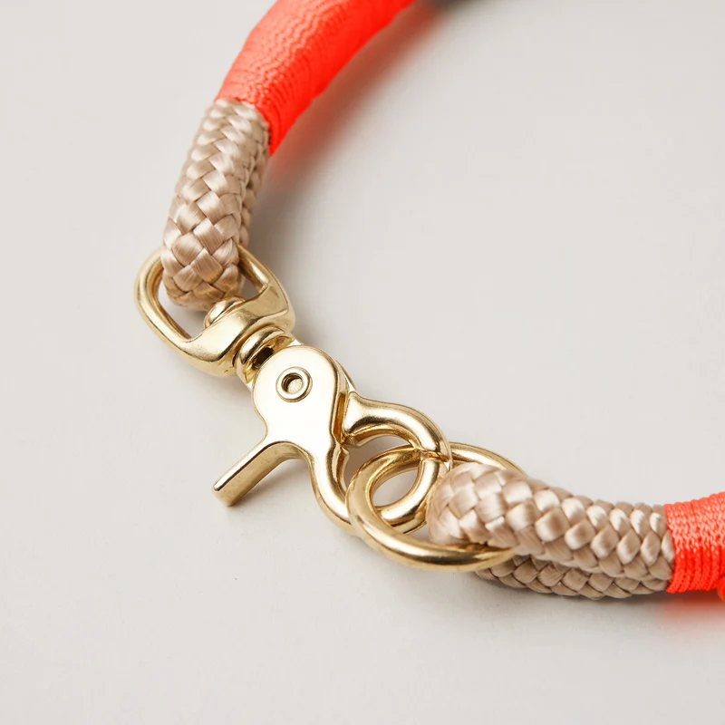 Festes Halsband Wood Owl NEONORANGE