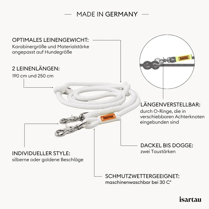 Tauleine Pure Breeze WEISS, 190 cm (Standard)