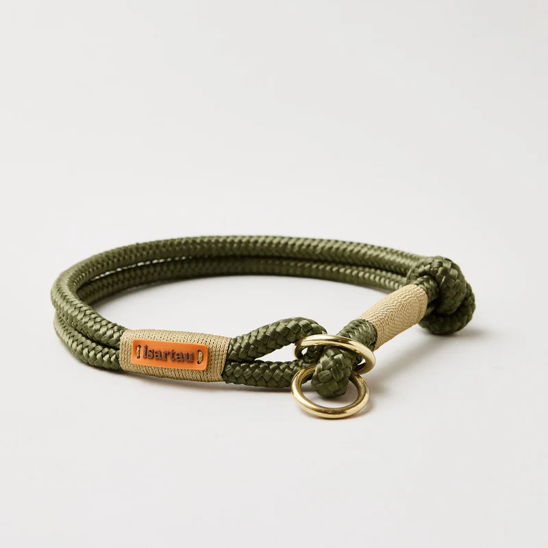 Zugstopp-Halsband Olive Grove GOLD