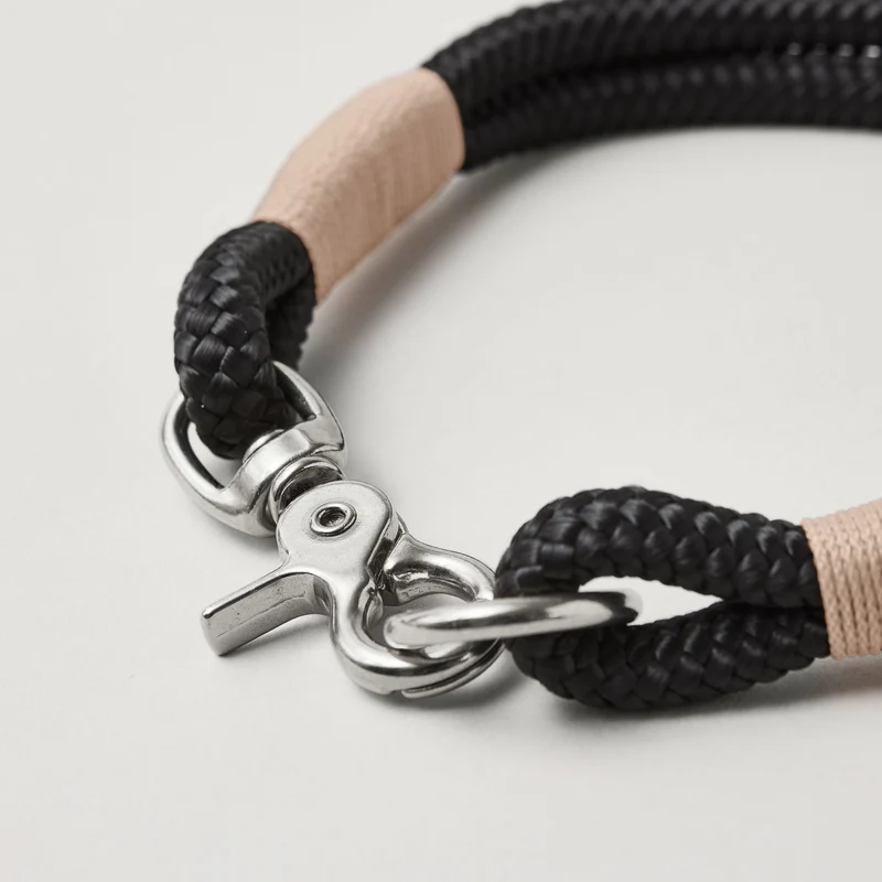 Festes Halsband Black Mamba BEIGE