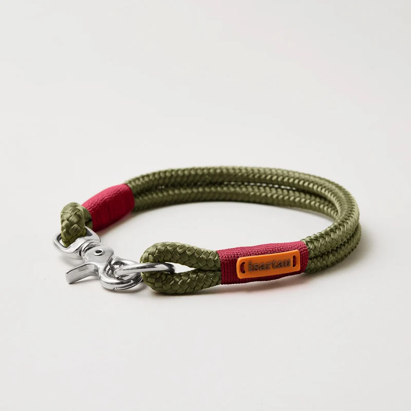 Festes Halsband Olive Grove BURGUNDER