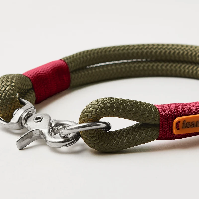 Festes Halsband Olive Grove BURGUNDER