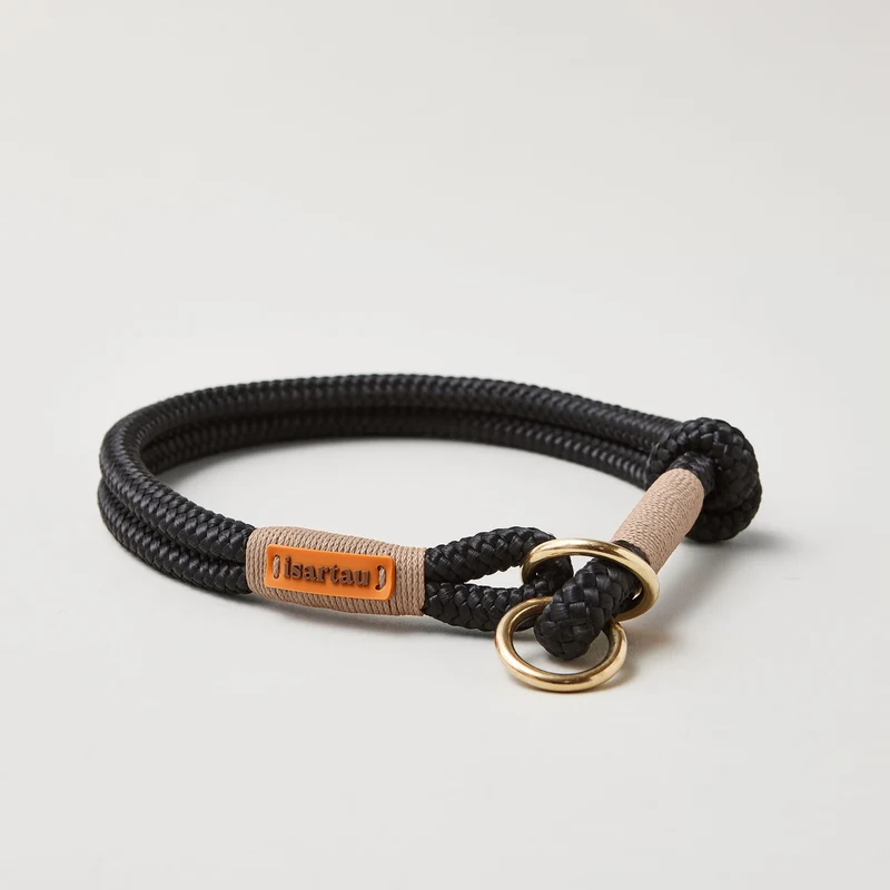 Zugstopp-Halsband Black Mamba BEIGE