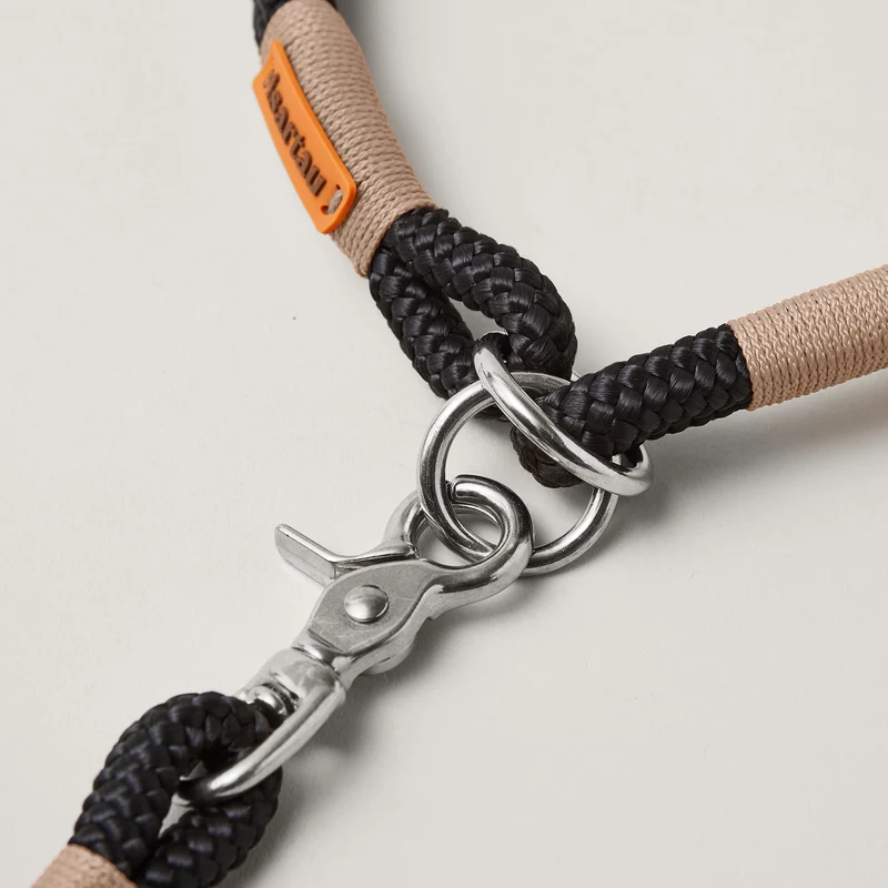 Zugstopp-Halsband Black Mamba BEIGE