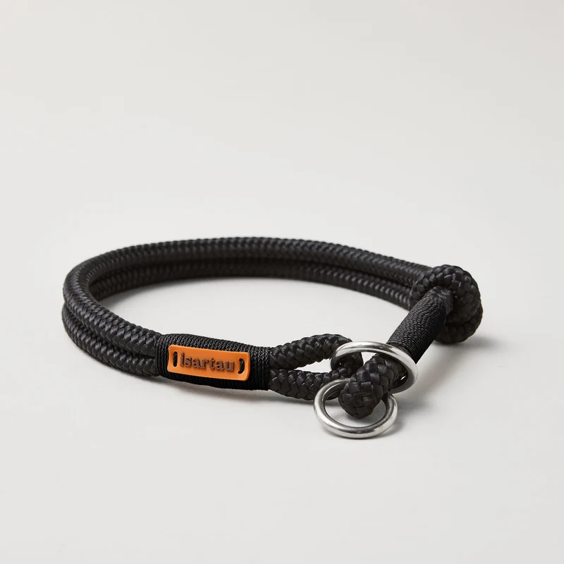 Zugstopp-Halsband Black Mamba SCHWARZ