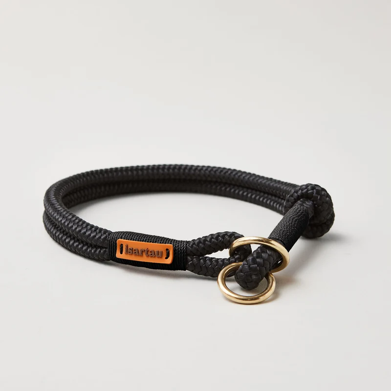 Zugstopp-Halsband Black Mamba SCHWARZ