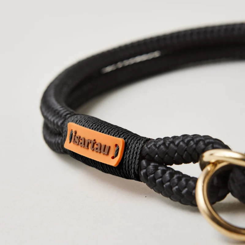 Zugstopp-Halsband Black Mamba SCHWARZ