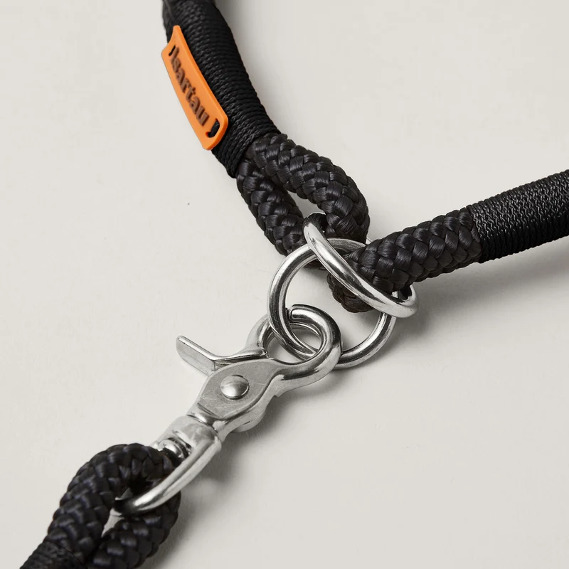 Zugstopp-Halsband Black Mamba SCHWARZ