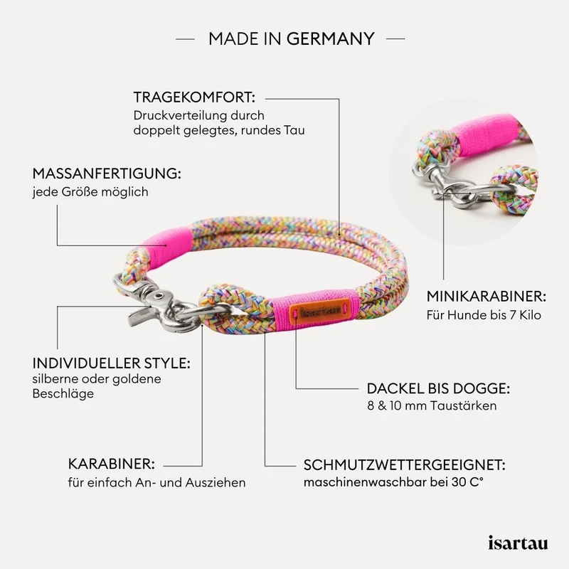 Festes Halsband Easy Summer NEONPINK