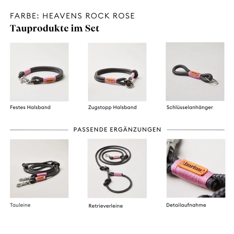 Festes Halsband Heaven's Rock ROSE