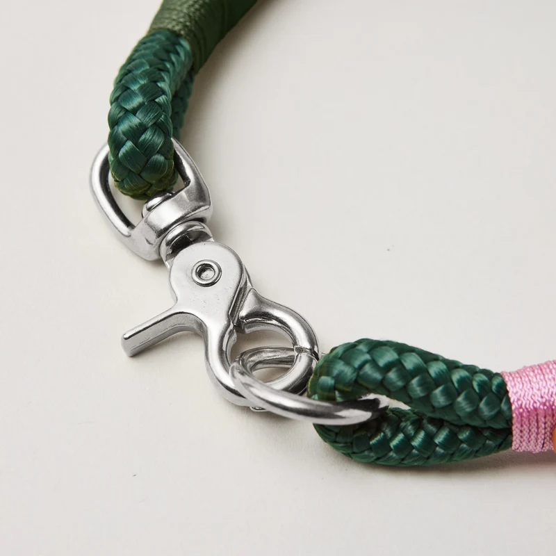 Festes Halsband Evergreen ROSE-GRÜN