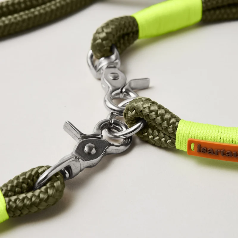 Festes Halsband Olive Grove NEONGELB