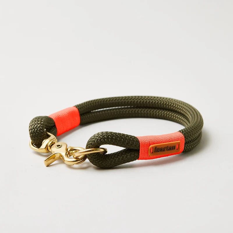 Festes Halsband Olive Grove NEONORANGE