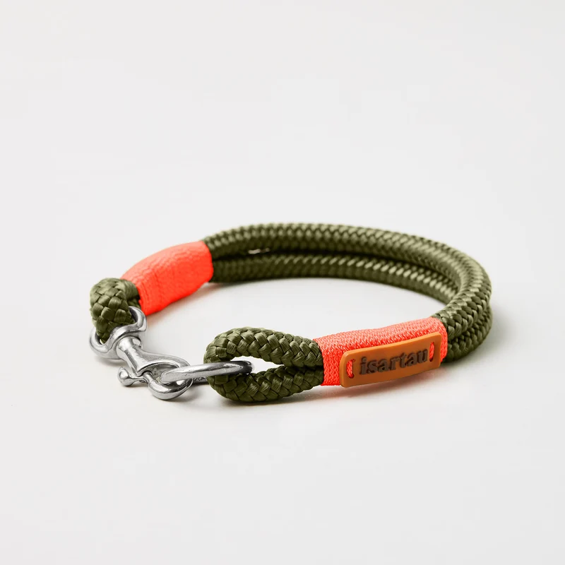 Festes Halsband Olive Grove NEONORANGE