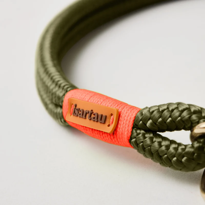 Festes Halsband Olive Grove NEONORANGE