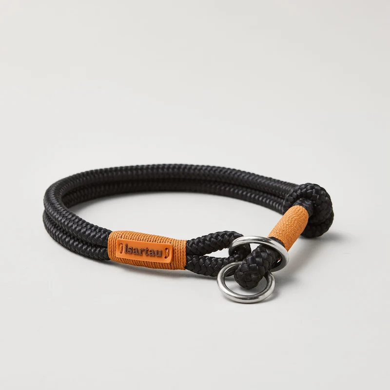 Zugstopp-Halsband Black Mamba ROST-ORANGE