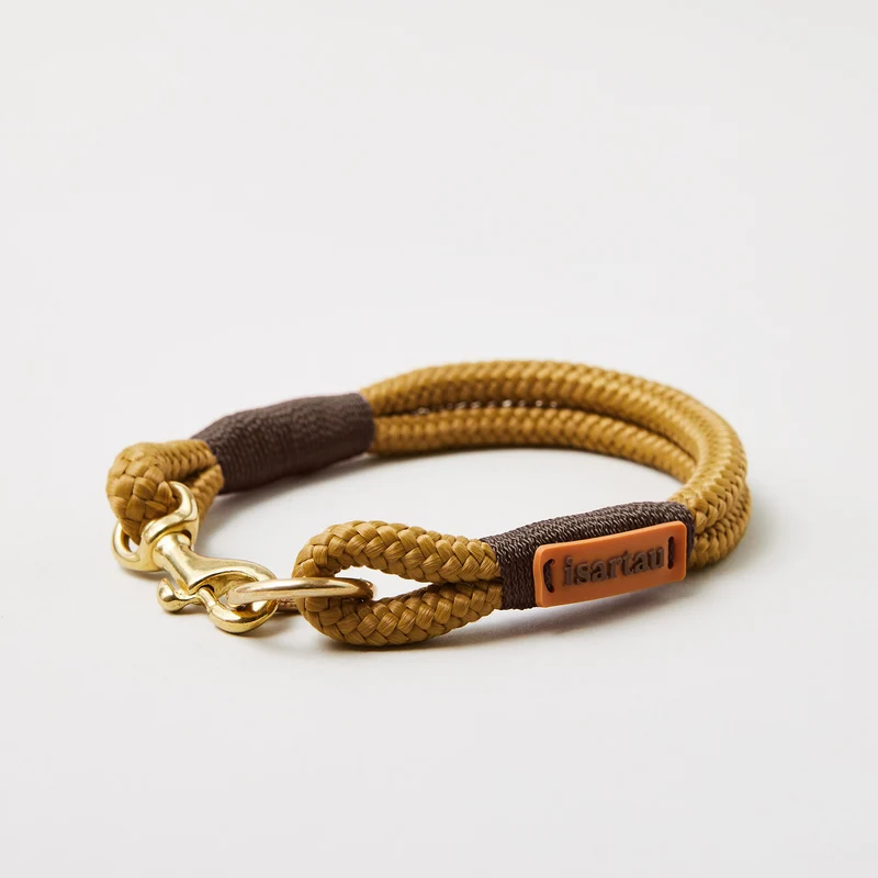 Festes Halsband Sweet Toffee DUNKELBRAUN