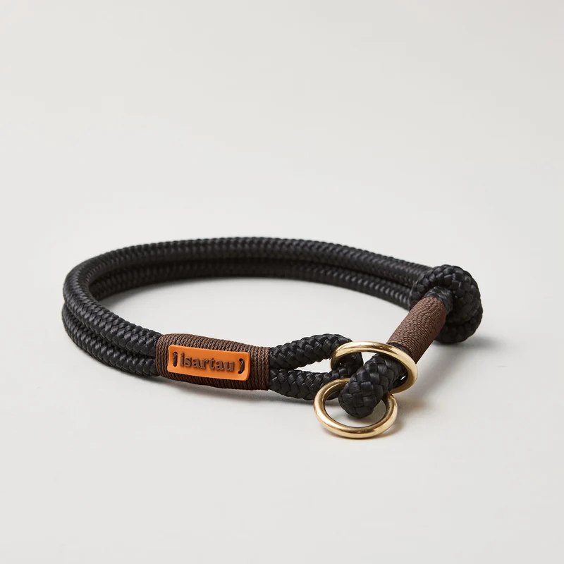 Zugstopp-Halsband Black Mamba DUNKELBRAUN
