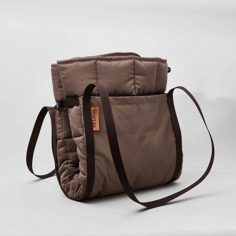 2-in-1 Hunde-Reisedecke Pocket SAND, 100×75 cm