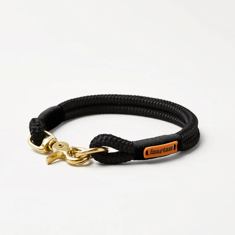 Festes Halsband Black Mamba SCHWARZ