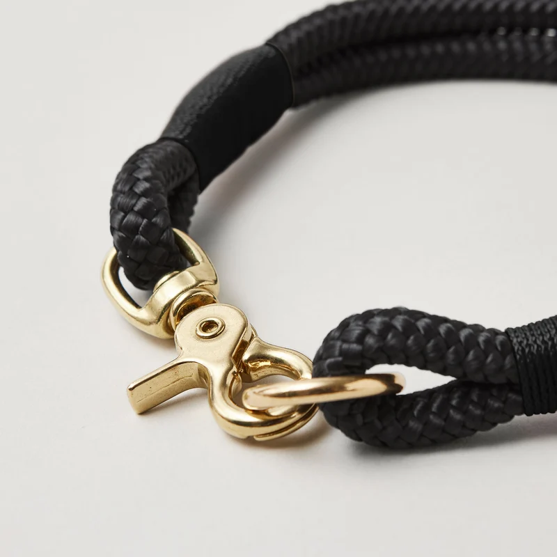 Festes Halsband Black Mamba SCHWARZ