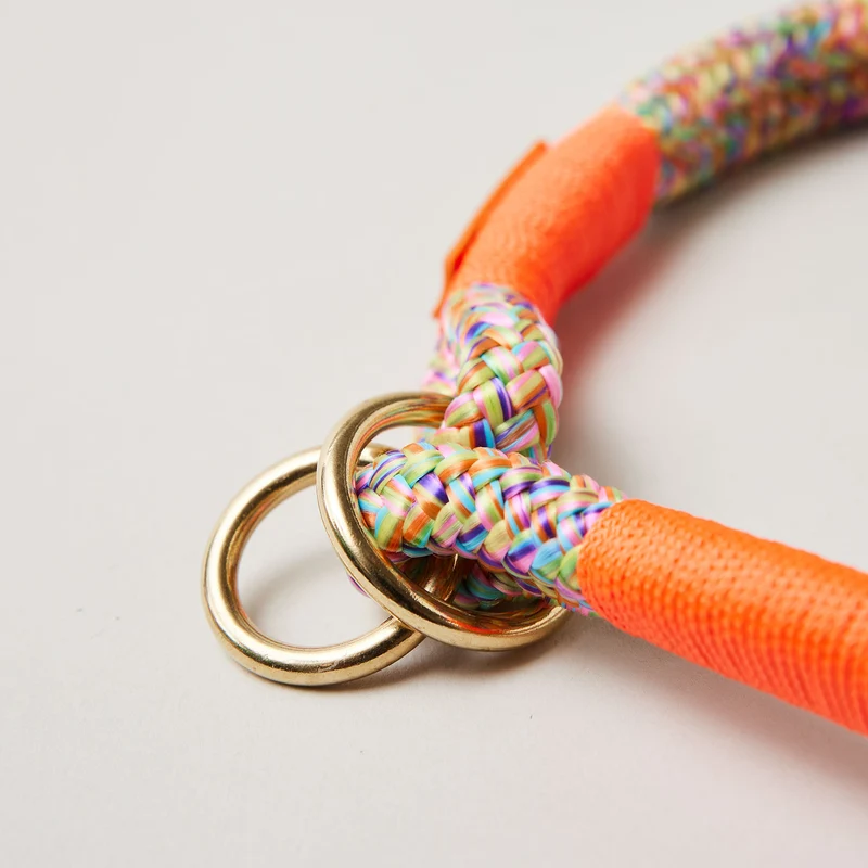 Zugstopp-Halsband Easy Summer NEONORANGE