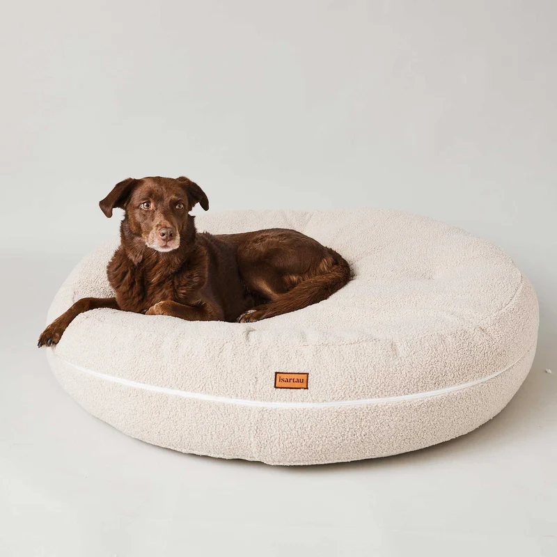 Hundebett rund, Bagelbettchen, Teddy SAND