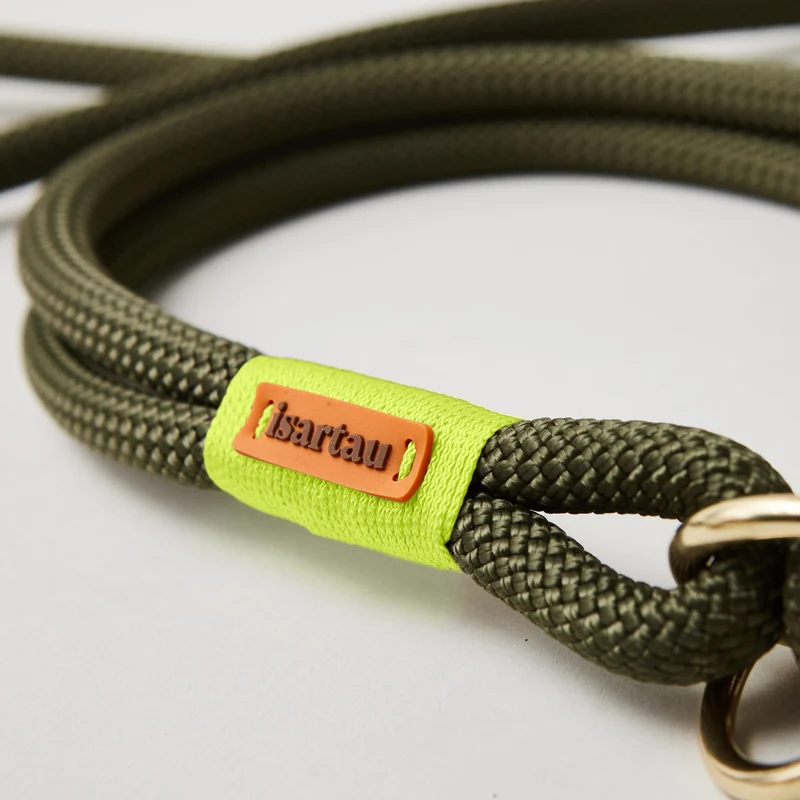 Zugstopp-Halsband Olive Grove NEONGELB