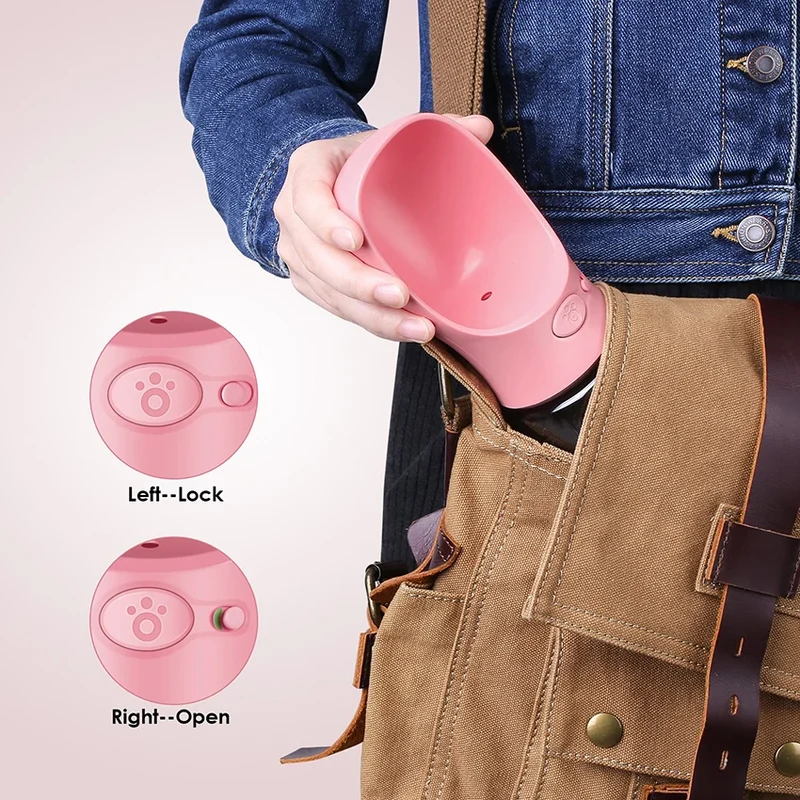 Portable Pet Dog Water Bottle Outdoor Travel Dogs Drinking Puppy Cat Feeder Water Dispenser Bottles Pet Supplies 350/550ML