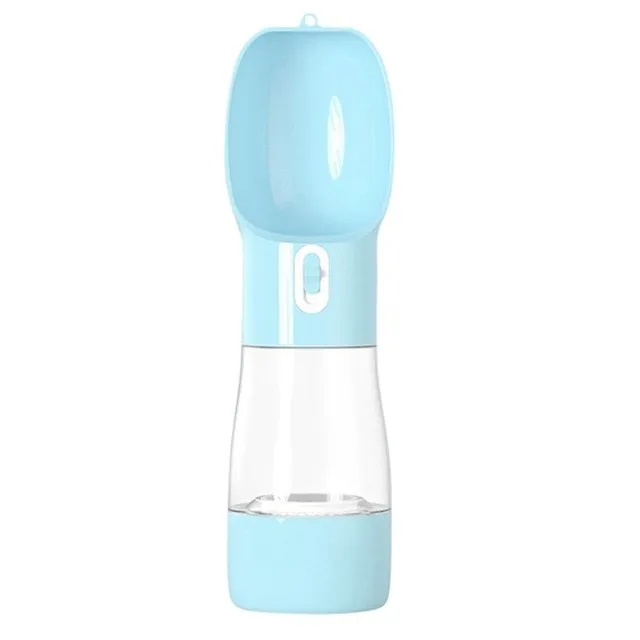 458ml Dog Water Bottle Portable Travel Pet Drinking Container Outdoor Pets Puppy Chihuahua Food Feeder Bowl Water Dispenser
